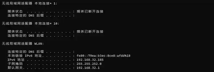 cmd-ipconfig